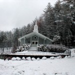 Valley Community Church in the Snow